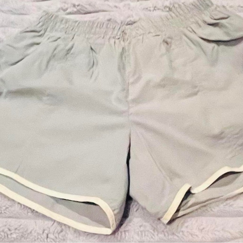 Blue and white shorts